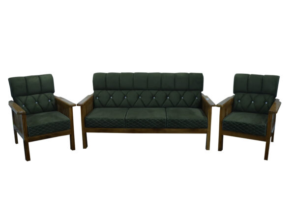 Modern Farmhouse Style: White Linen Sectional Sofa & Chair